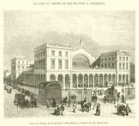 Paris to Strasbourg Railway Station