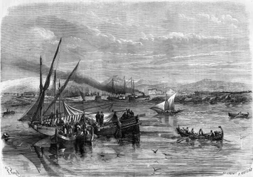 General view of the Piraeus, Athens Harbour