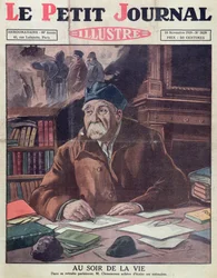Georges Clemenceau (1841-1929) in old age, cover of Le Petit Journal 10th November 1929