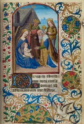 Adoration of the Magi, from Book of Hours, Use of Paris