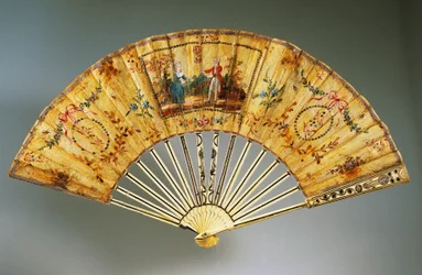 Hand Fan Commemorating First Balloon Flight