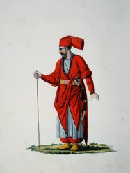 Hasseki Baltaci Valet del Sultani, probably by Cousinery, Ottoman period, third quarter of 18th century