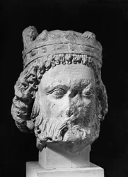 Head of Clothar I, King of the Franks, called the Old
