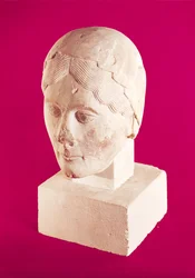 Head of a woman, from Cambrai Cathedral