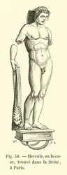 Hercules, in Bronze, Found in the Seine, Paris