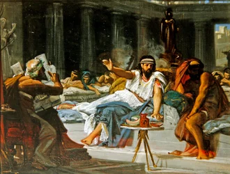 Homer Entertaining the Court