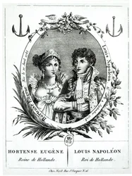 Hortense de Beauharnais (1783-1837) and Louis-Napoleon Bonaparte (1778-1846)