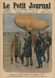 How the Air Conquerors are Welcomed in France, Ernest Willows, illustration from 