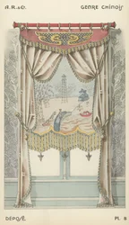 Illustration from interior design product catalogue from A R & Cie, France