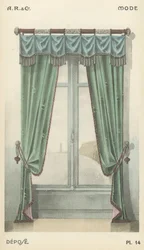 Illustration from interior design product catalogue from A R & Cie, France