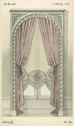 Illustration from interior design product catalogue from A R & Cie, France