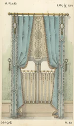 Illustration from interior design product catalogue from A R & Cie, France