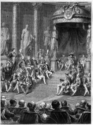 Imperial session in the Senate: speech by Napoleon on the constitution of the new kingdom of Italy in 1805 - in 