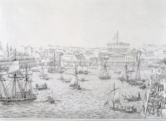 Inauguration of the Basin de la Villette, Paris May 1821