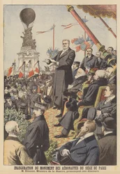 Inauguration of the monument to the aeronauts of the Siege de Paris