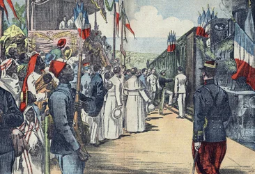 Inauguration of the Railway Connecting Thies to Kayes in Senegal, Early 20th Century