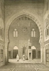 Interior of the Mosque of Qaitbay, Cairo