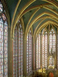Interior of the Upper Chapel Looking East, Begun 1239-43