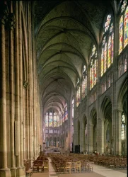 Interior View Looking Down the Nave Towards the East End