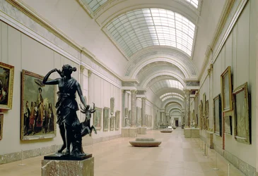 Interior view of the Grande Galerie, 16th-19th century