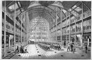 Internal view of the Triat Gymnasium in Paris.