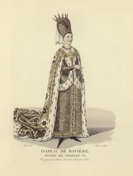 Isabeau of Bavaria, wife of King Charles VI of France