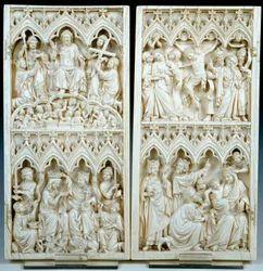 Ivory diptych