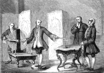 Jean Jallabert Discovers Electricity on Sharp Objects (Power of the Pointe by Franklin)