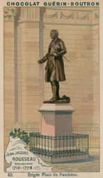 Jean Jacques Rousseau, Philosopher, 1712-1778, Erected in Place du Pantheon