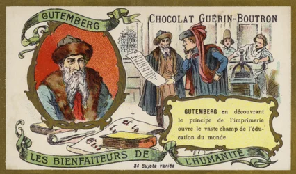 Johannes Gutenberg, German engraver, inventor and printer