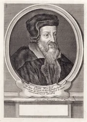 John Wycliffe, engraved by Daumont, Paris