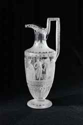 Jug depicting a dancer and a lyre player
