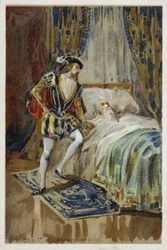 King Francis I of France at the Bedside of the Dying Leonardo da Vinci, 1519