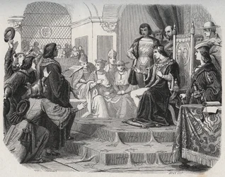 King Louis XII proclaimed father of the people to the States General of Tours on 14 May 1506