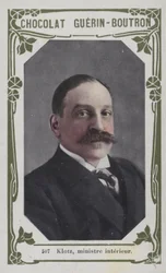 Klotz, Minister of the Interior