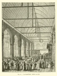 The Great Hall, burned in 1618