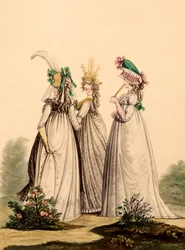 Ladies in Day wear - Modes Anglaises, 1795