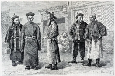 Lamas and Mongolians of Ala-Chan - in 