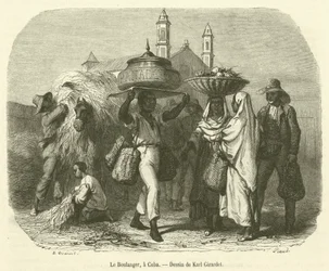 The Baker, in Cuba (engraving)