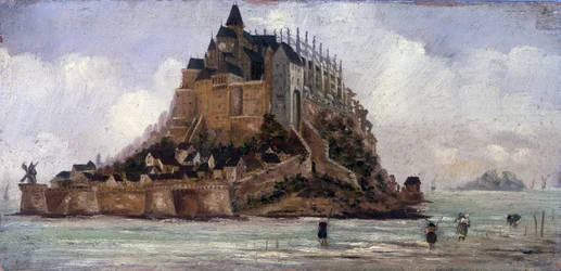 Le Mont Saint-Michel at Low Tide