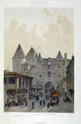 The grand Chatelet by the rue St Denis in 1800 - in 