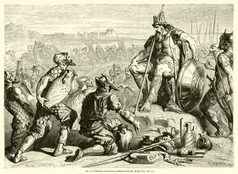 The king of Hamath sends gifts to David
