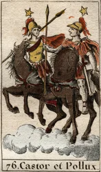 Castor and Pollux the Dioscuri. From 