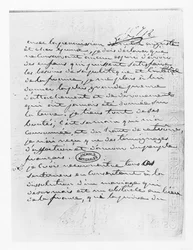Letter from Empress Josephine Giving Her Consent to the Annulment of Her Marriage to Napoleon