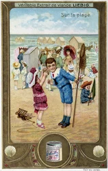 Beach Game of Children