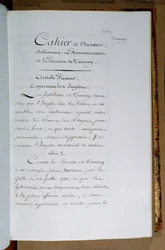 List of Complaints and Demands Addressed to King Louis XVI by the Parish of Taverny, April 1789