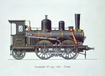 Locomotive no.154, 1855