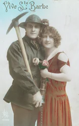 Long Live Saint Barbara!, Post Card from the early 1920s