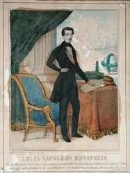 Louis-Napoleon Bonaparte Engraved by Jannin, c.1849