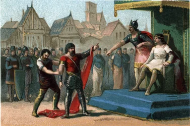 Louis I, called The Pious (814-840), was degraded and stripped by his sons of his imperial titles